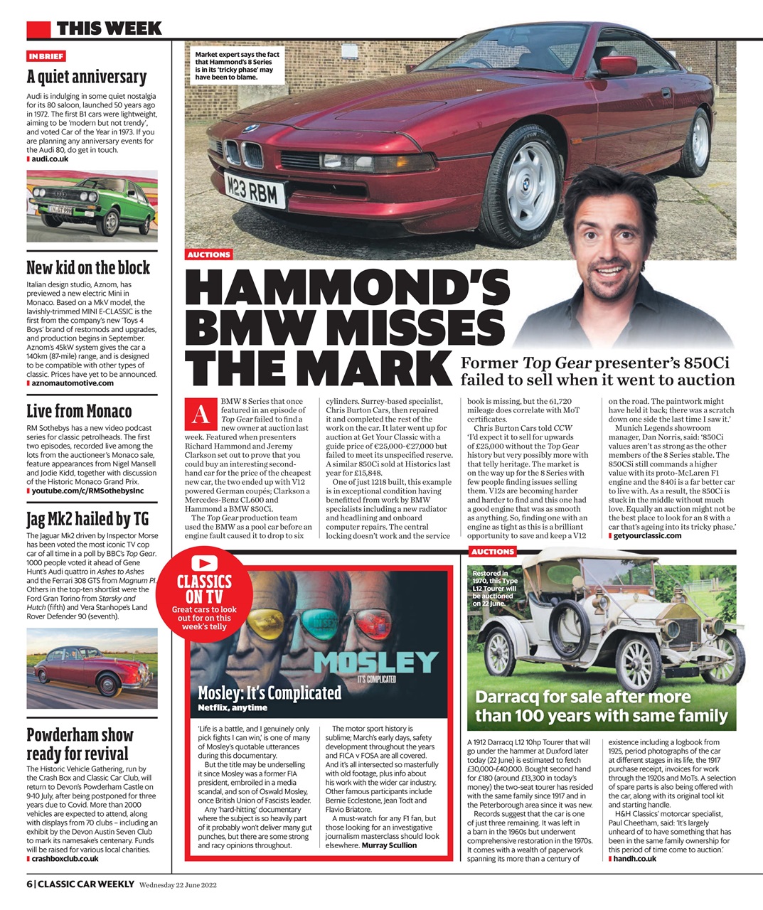 Classic Car Weekly Preview Pages