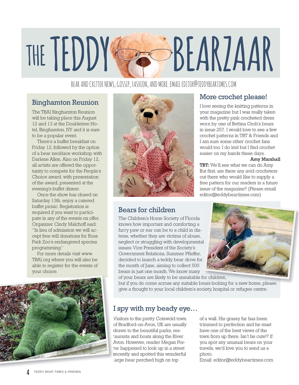 Teddy Bear Times Preview Pages