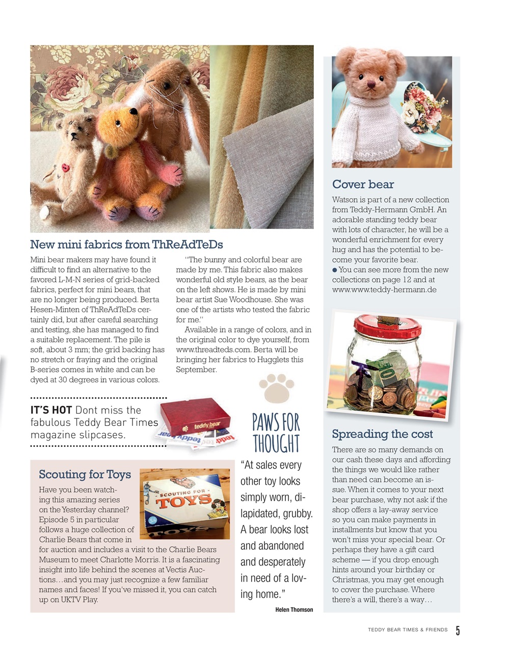 Teddy Bear Times Preview Pages