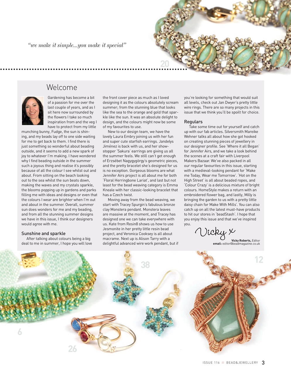 Bead & Jewellery Magazine Preview Pages
