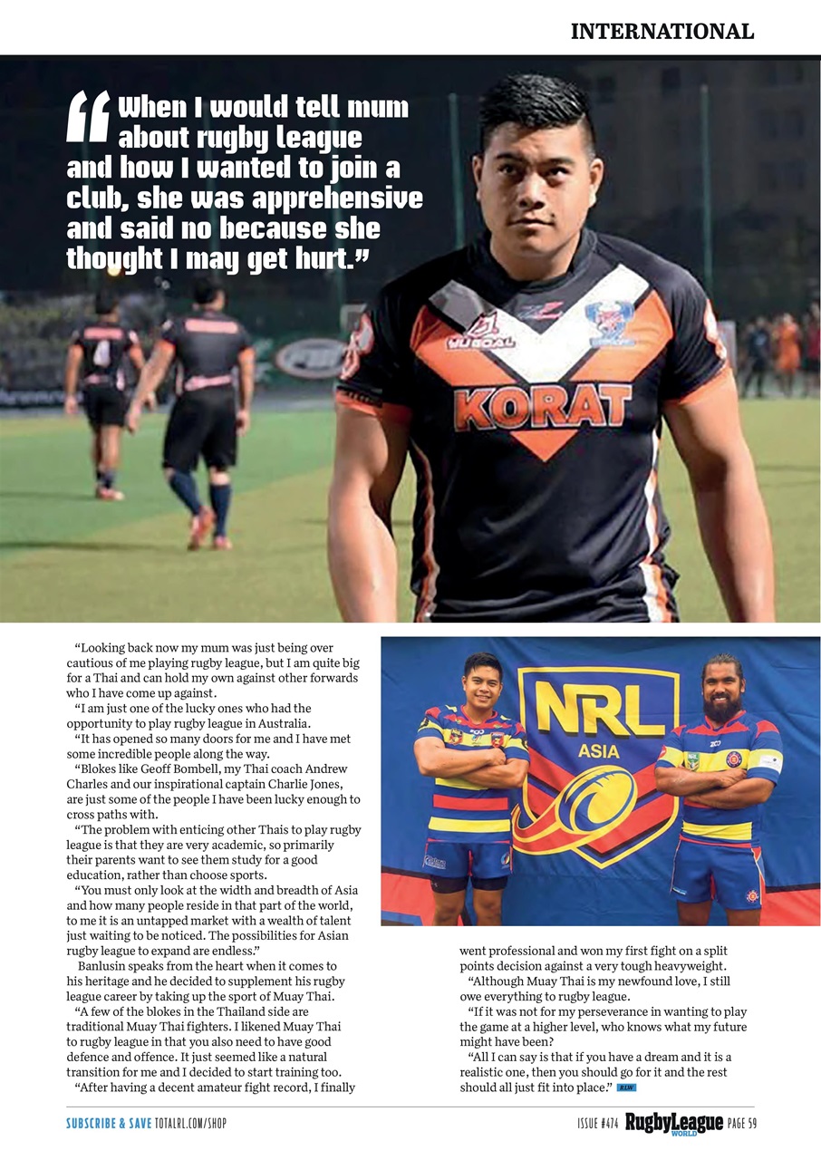 Rugby League World Preview Pages