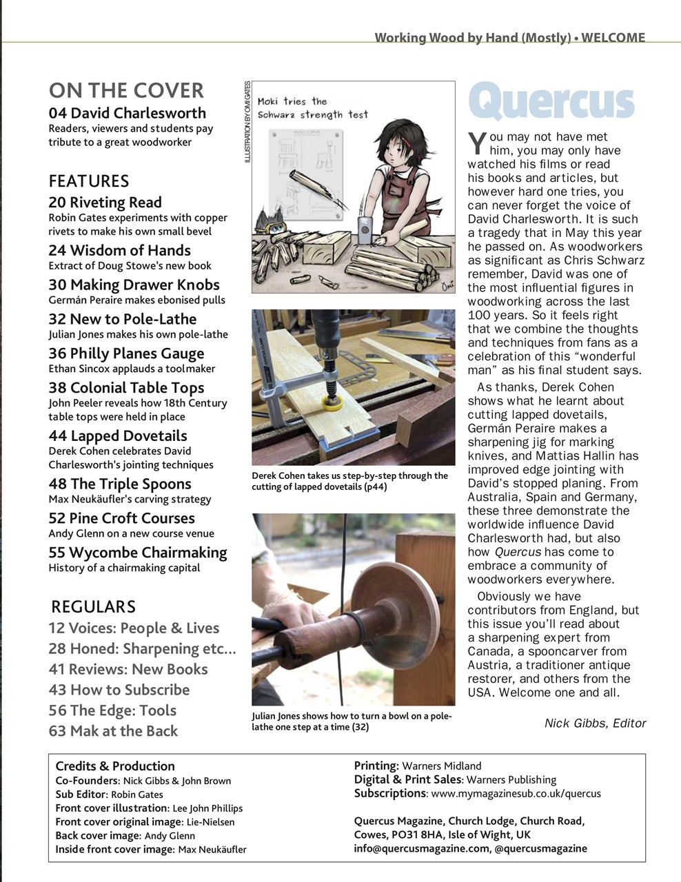 Quercus Preview Pages