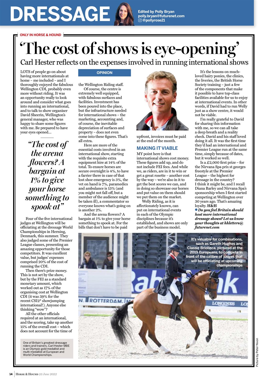 Horse & Hound Preview Pages