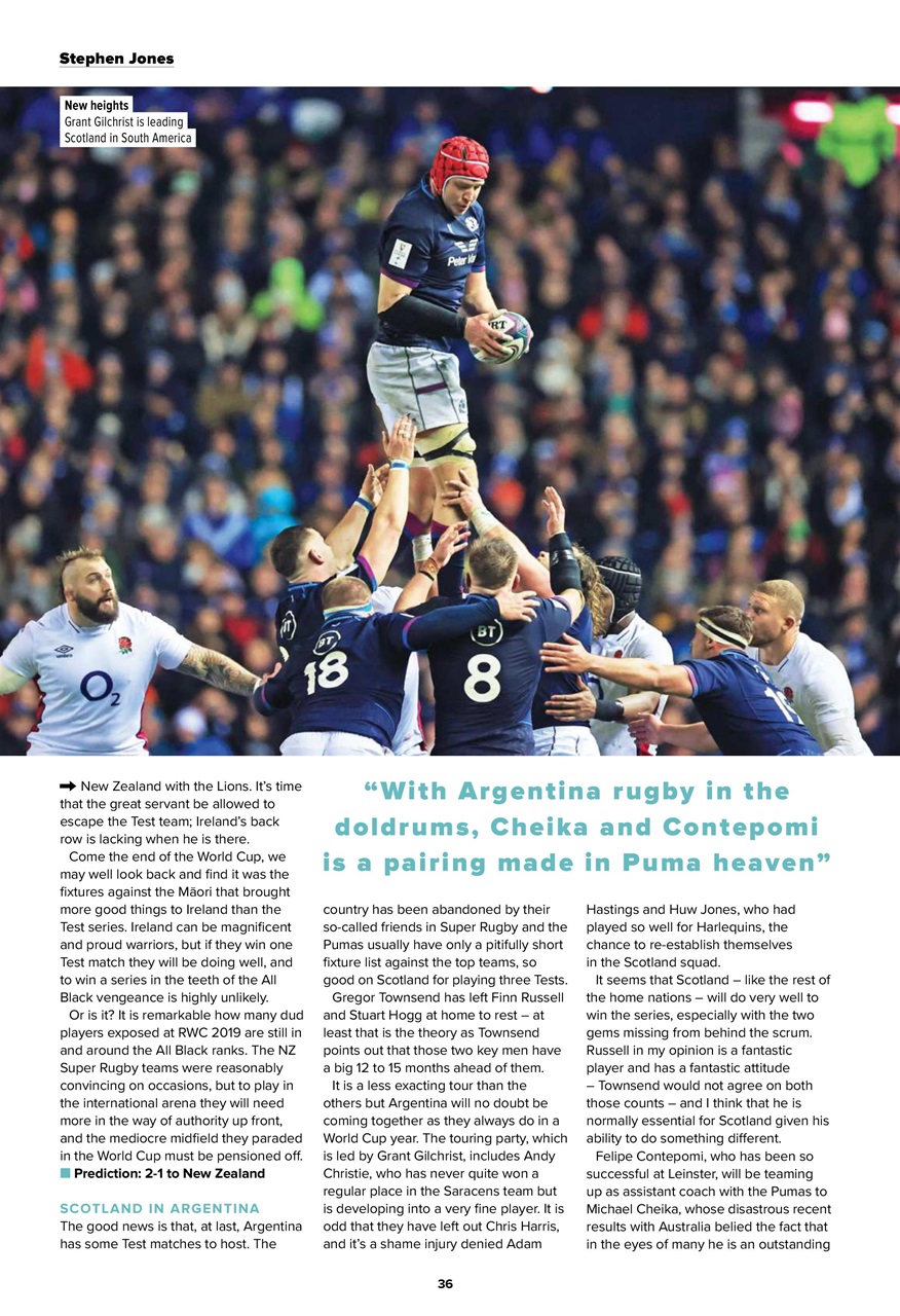 Rugby World Preview Pages