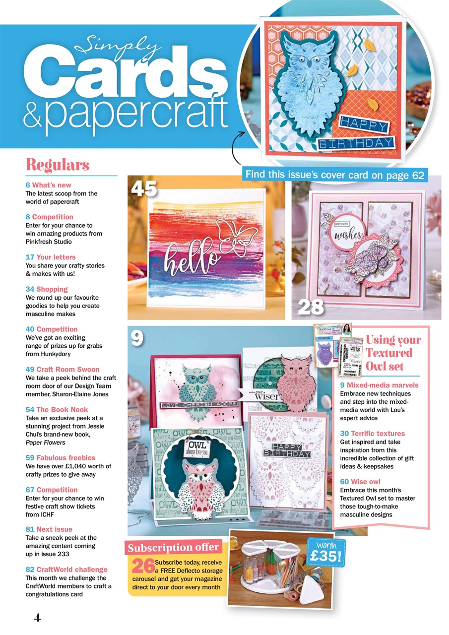 Simply Cards & Papercraft Preview Pages