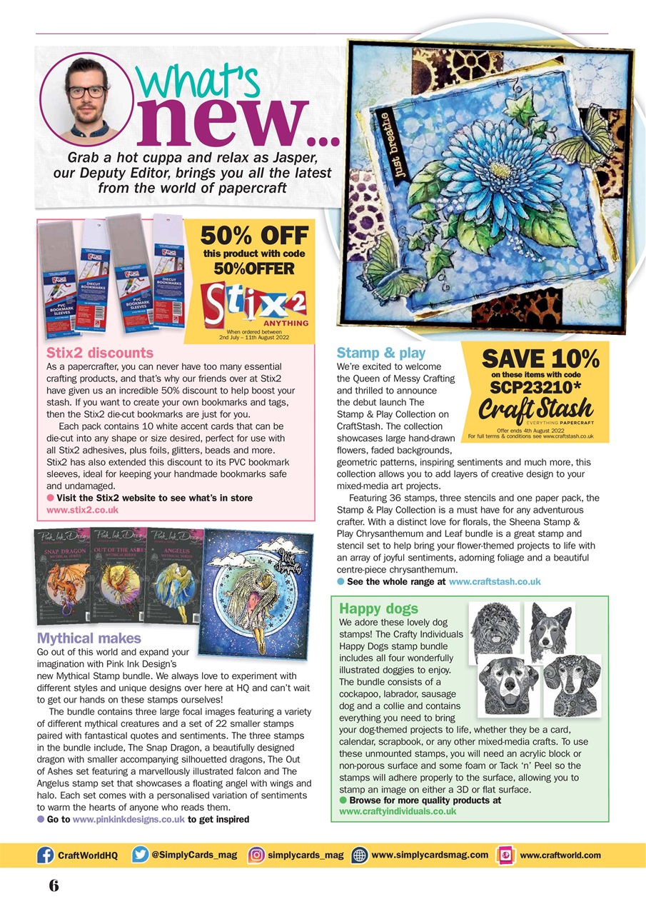 Simply Cards & Papercraft Preview Pages