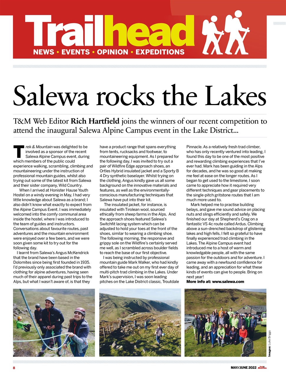 Trek & Mountain Magazine Preview Pages