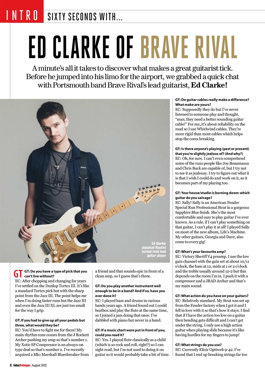 Guitar Techniques Preview Pages