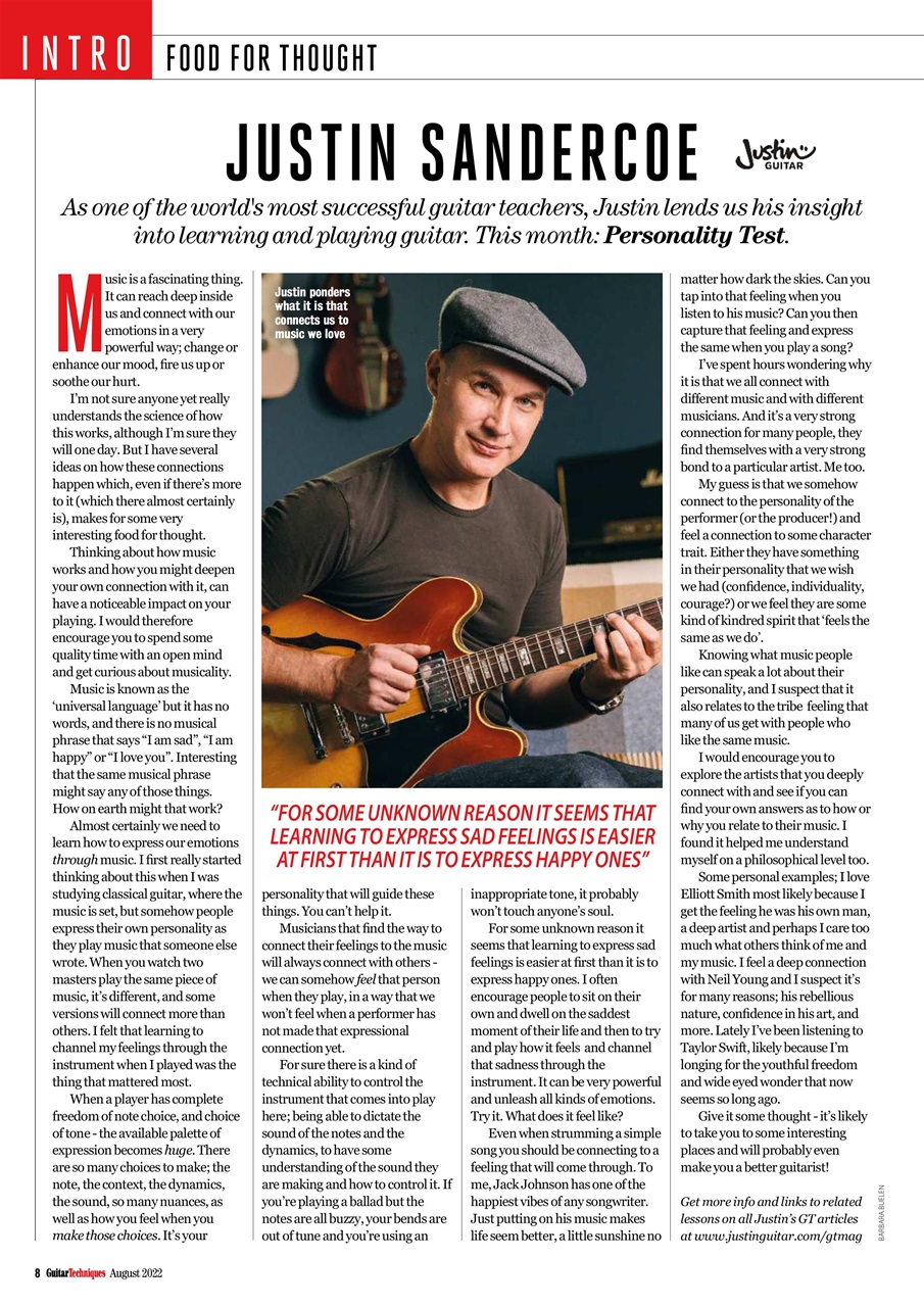 Guitar Techniques Preview Pages