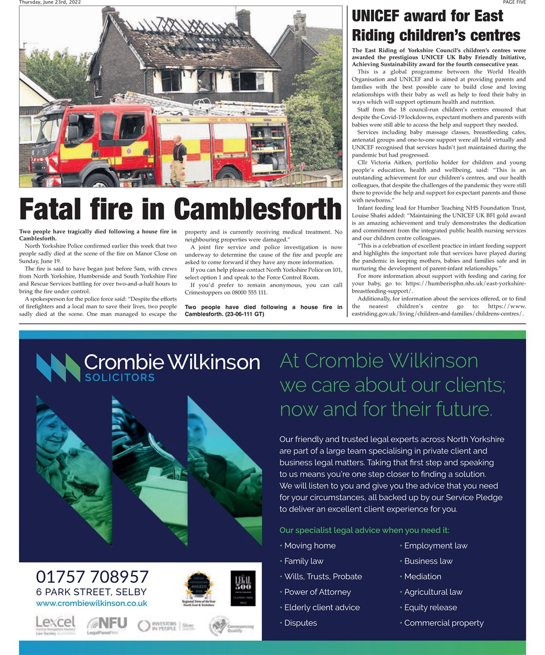 Goole Times Preview Pages