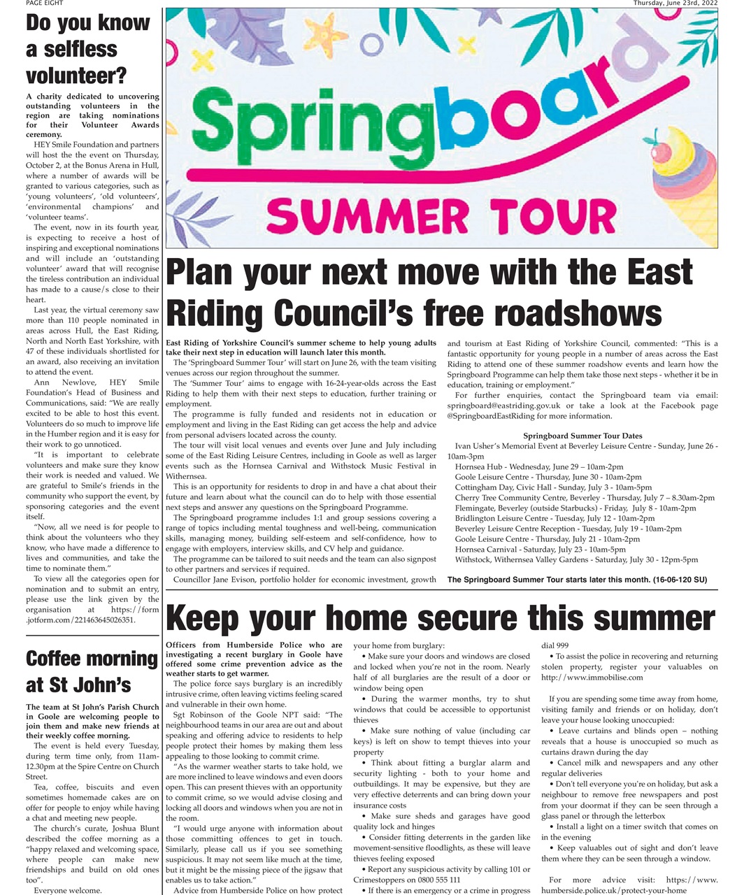 Goole Times Preview Pages