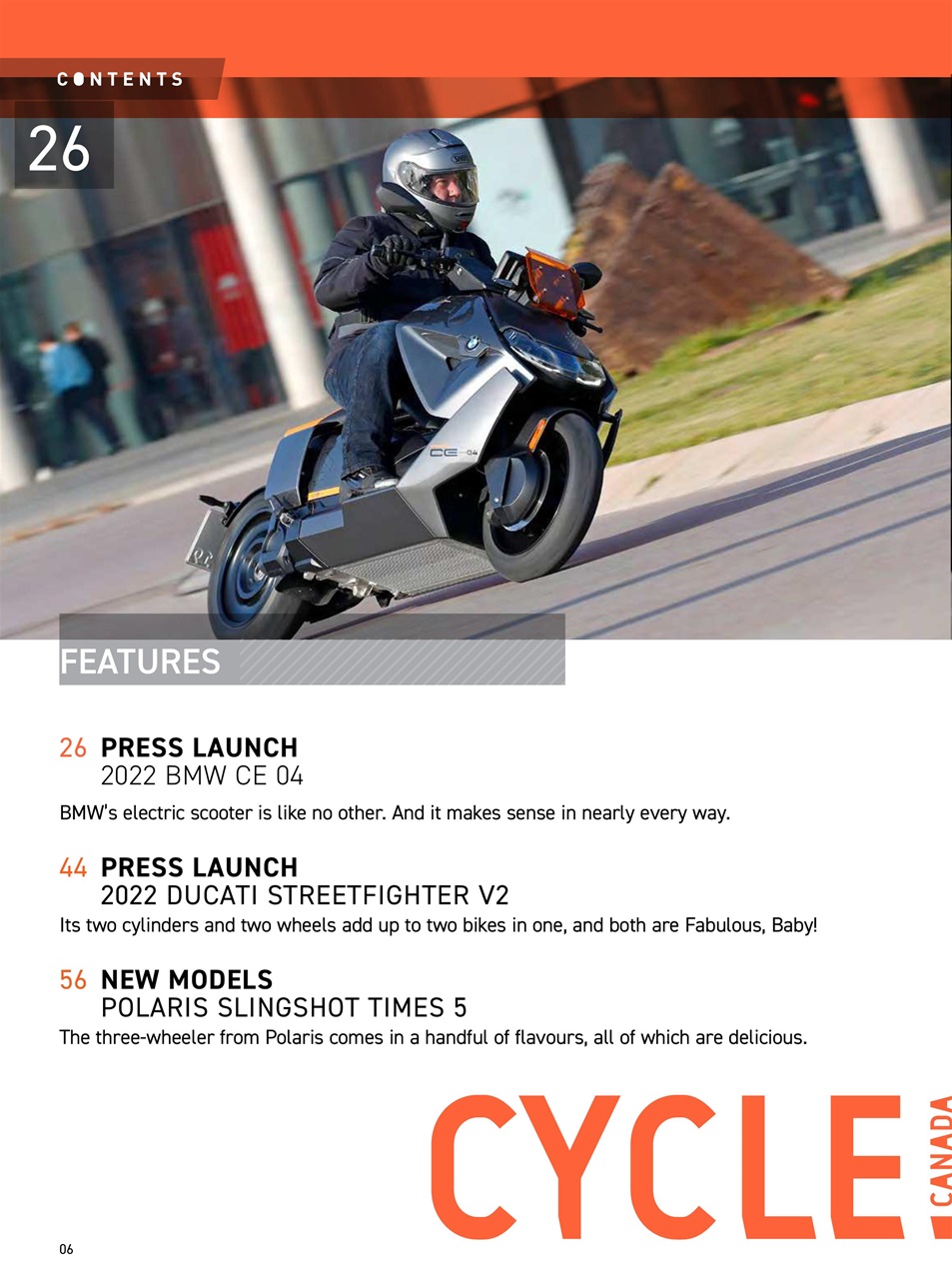 Cycle Canada Preview Pages