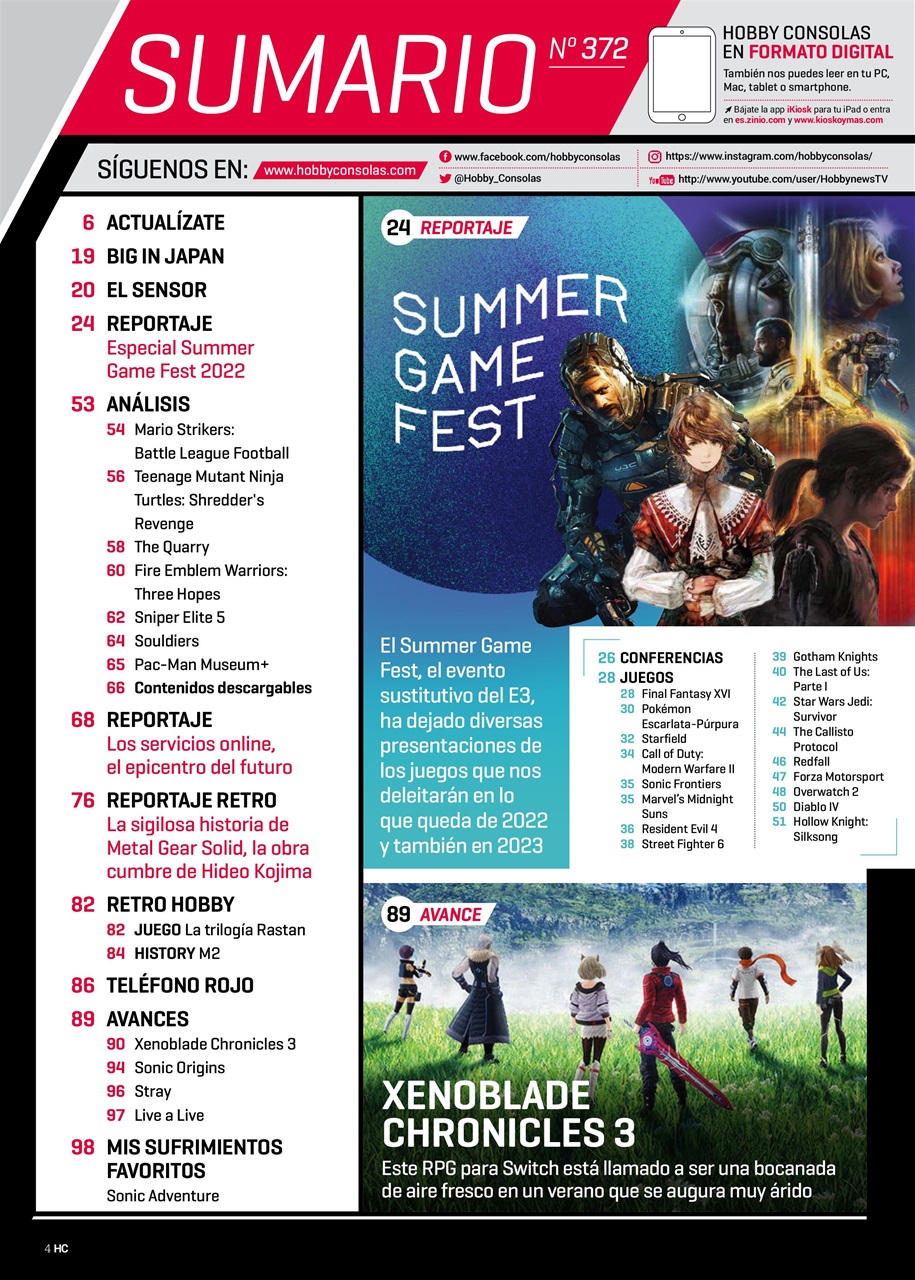 Hobby Consolas Preview Pages