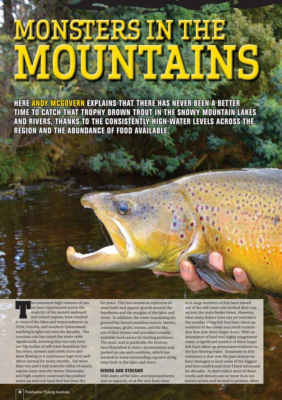 Freshwater Fishing Australia Preview Pages