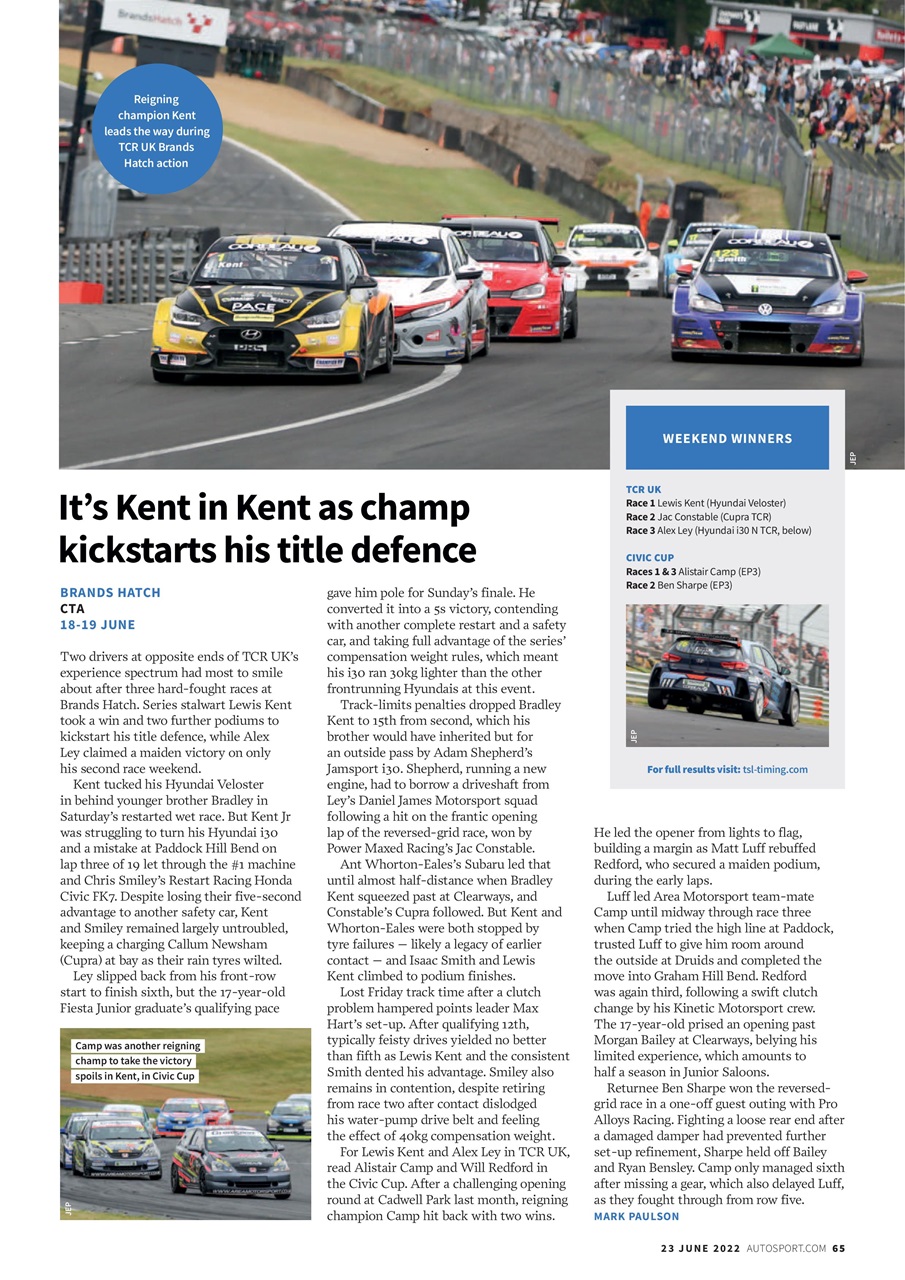 Autosport Preview Pages