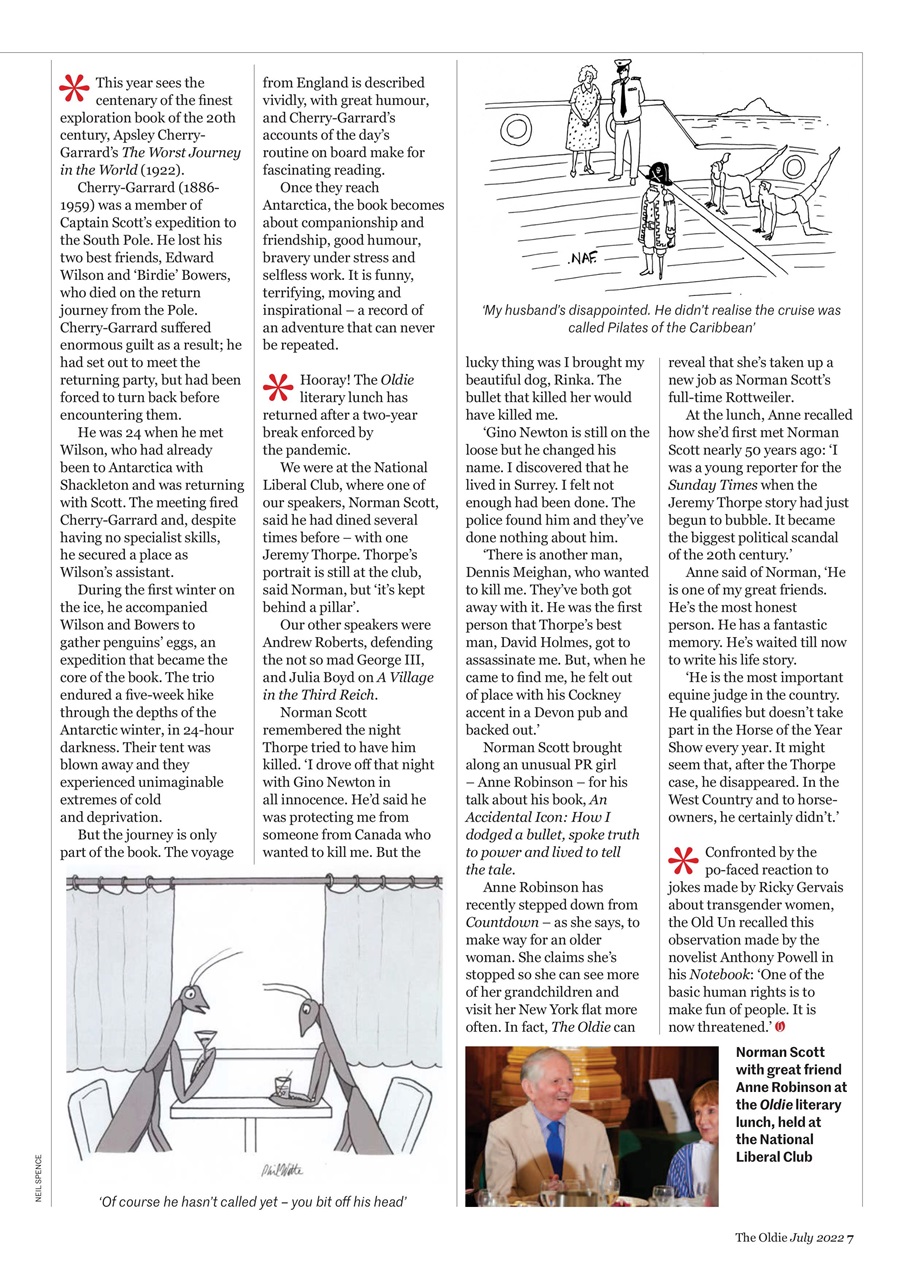 The Oldie Preview Pages