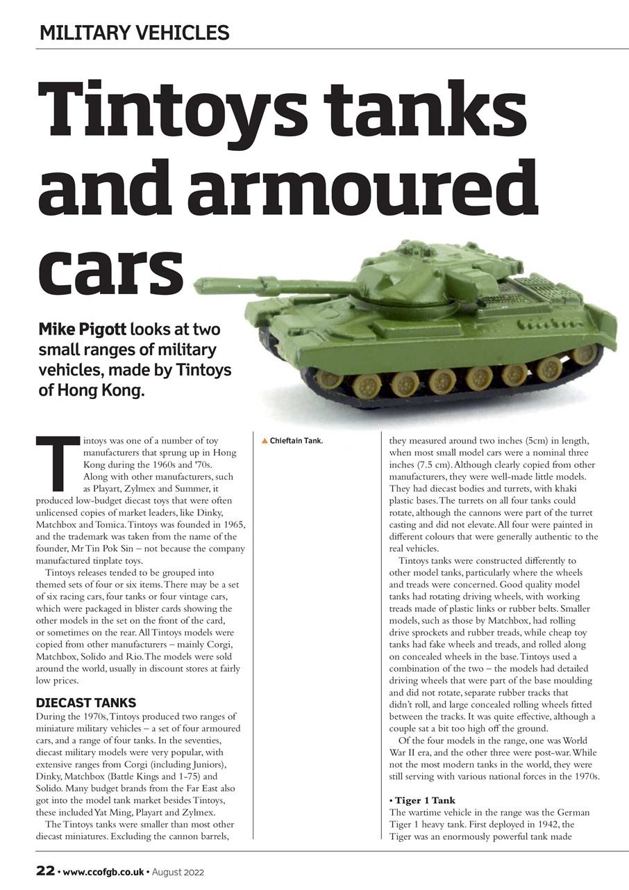 Diecast Collector Preview Pages