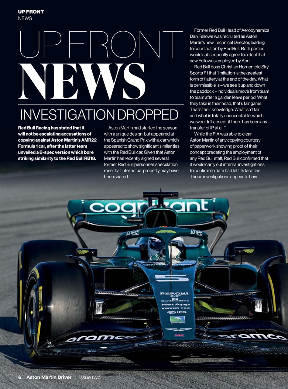 Aston Martin Driver Preview Pages