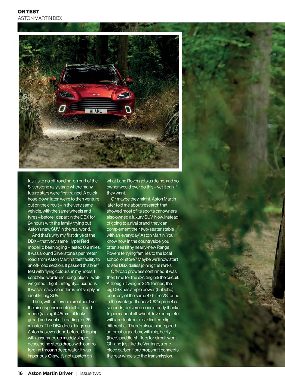 Aston Martin Driver Preview Pages