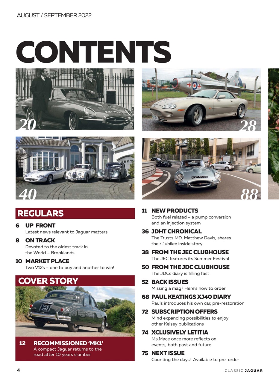 Classic Jaguar Preview Pages