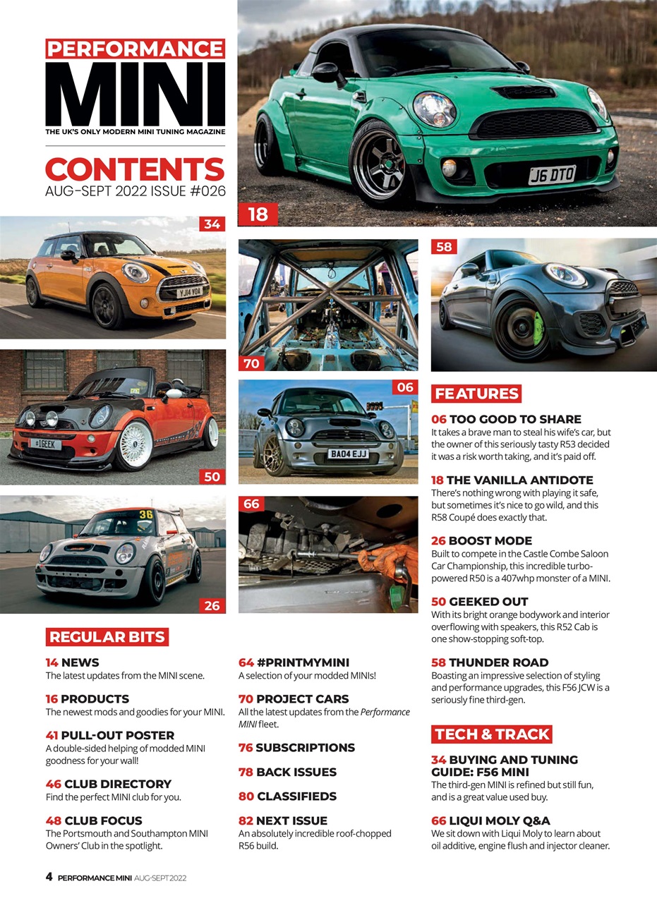 Performance Mini Preview Pages