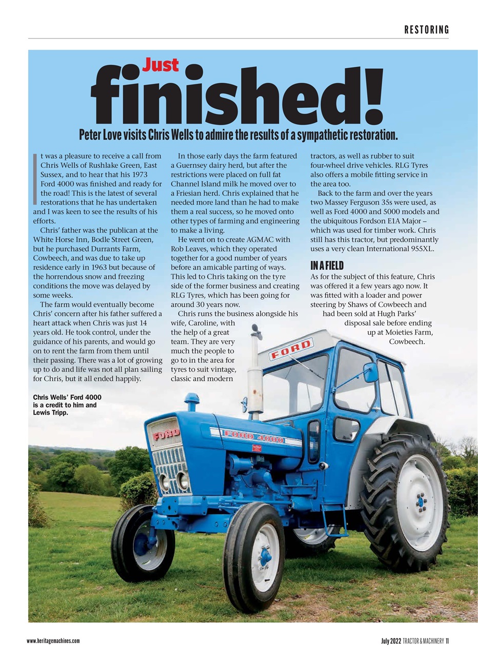 Tractor & Machinery Preview Pages