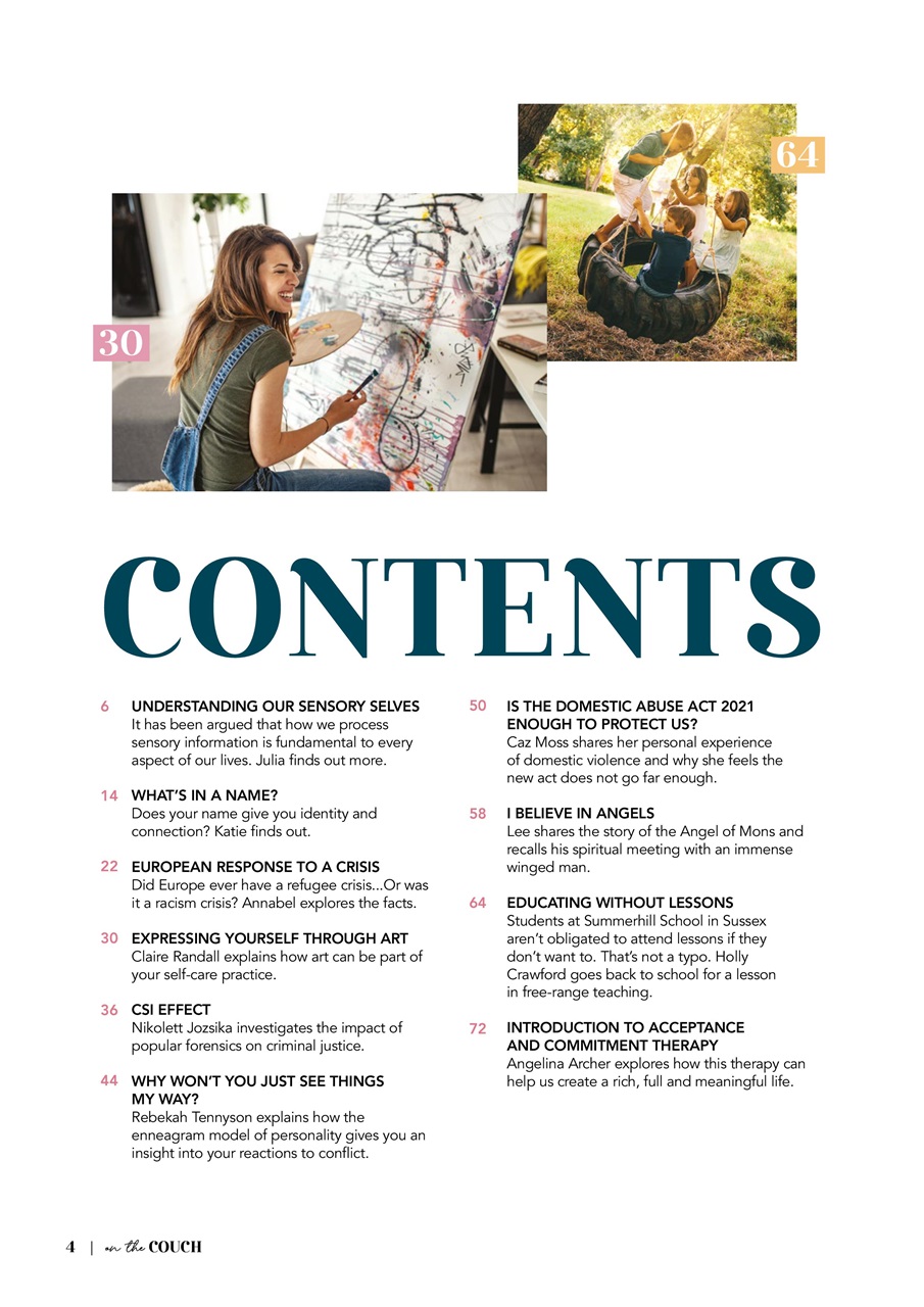 On the Couch Preview Pages