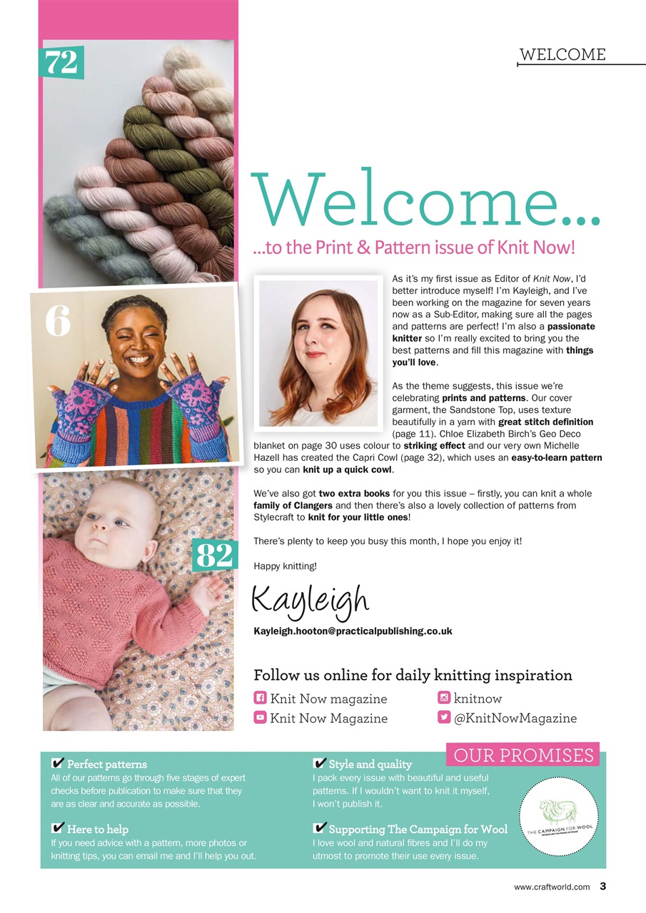Knit Now Preview Pages