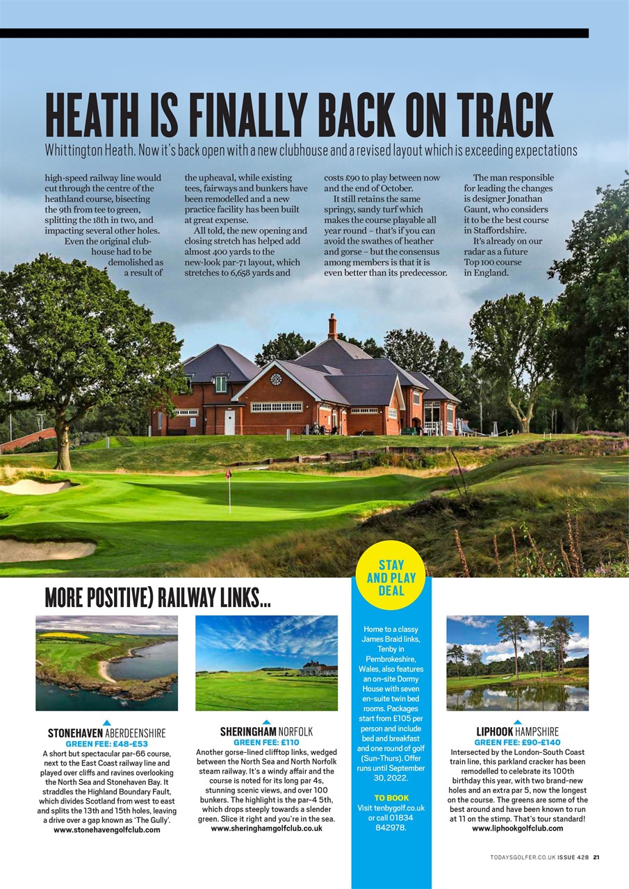 Today's Golfer Preview Pages