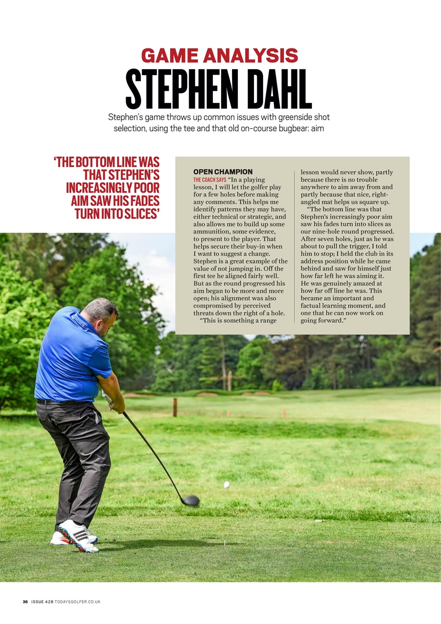 Today's Golfer Preview Pages
