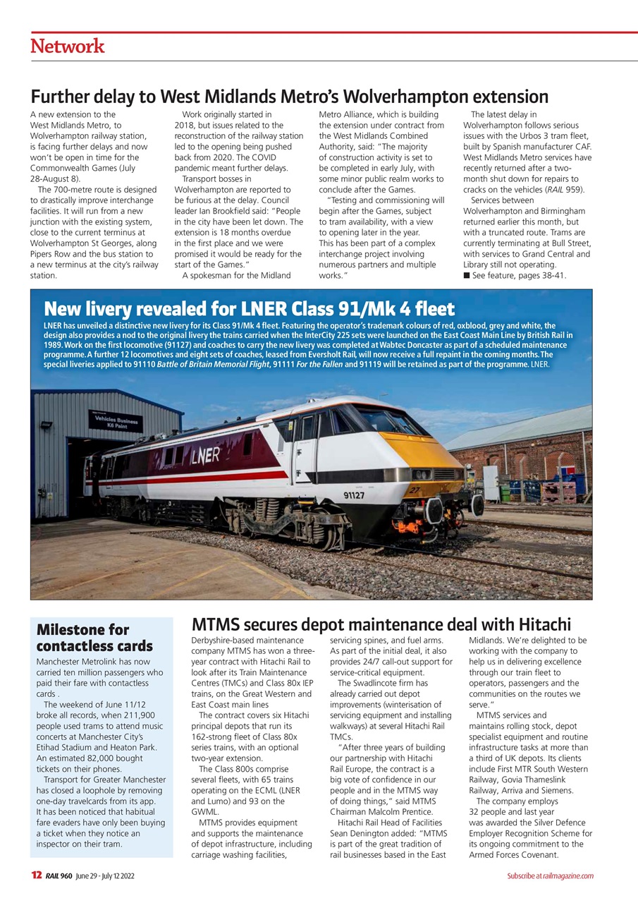 Rail Preview Pages