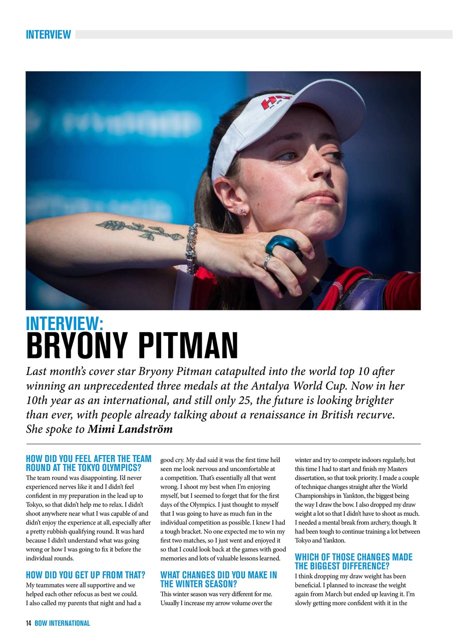 Bow International Preview Pages