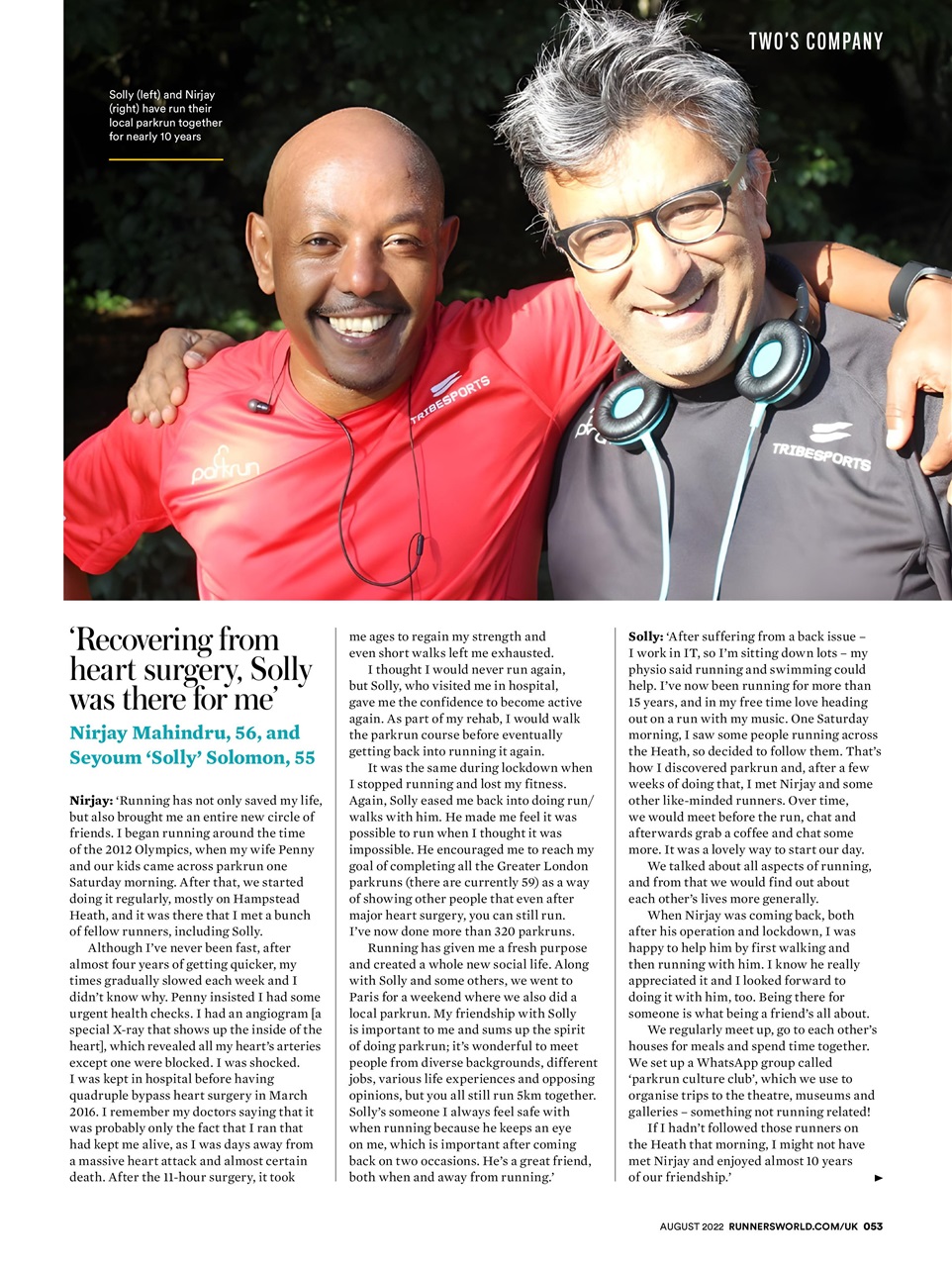 Runner's World Preview Pages