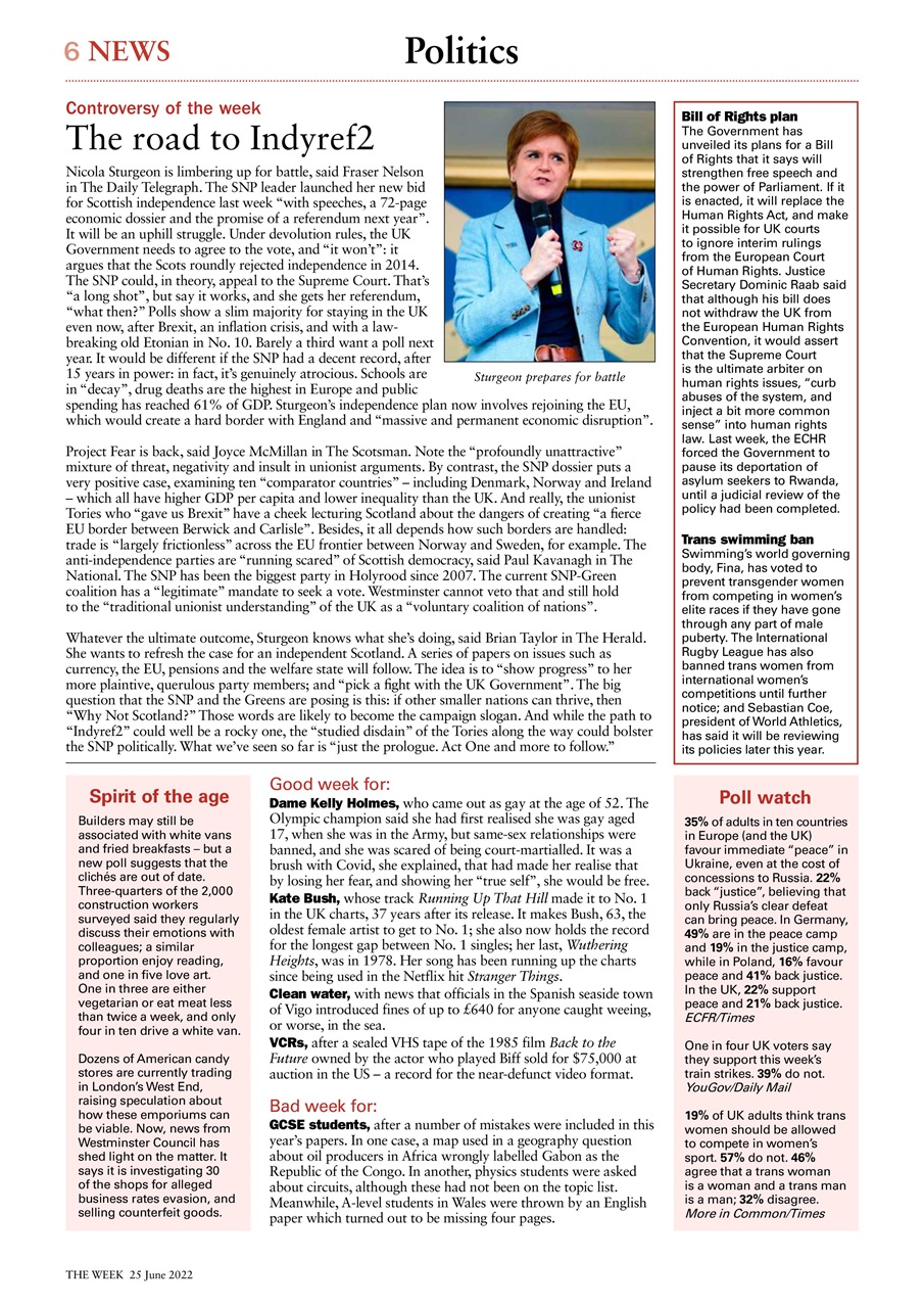 The Week Preview Pages