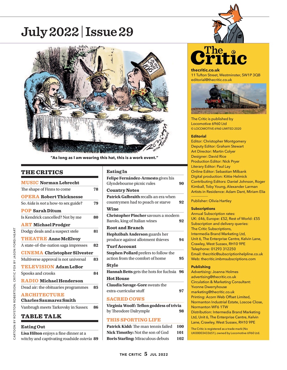 The Critic Preview Pages