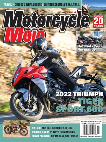 Motorcycle Mojo issue July/August 2022
