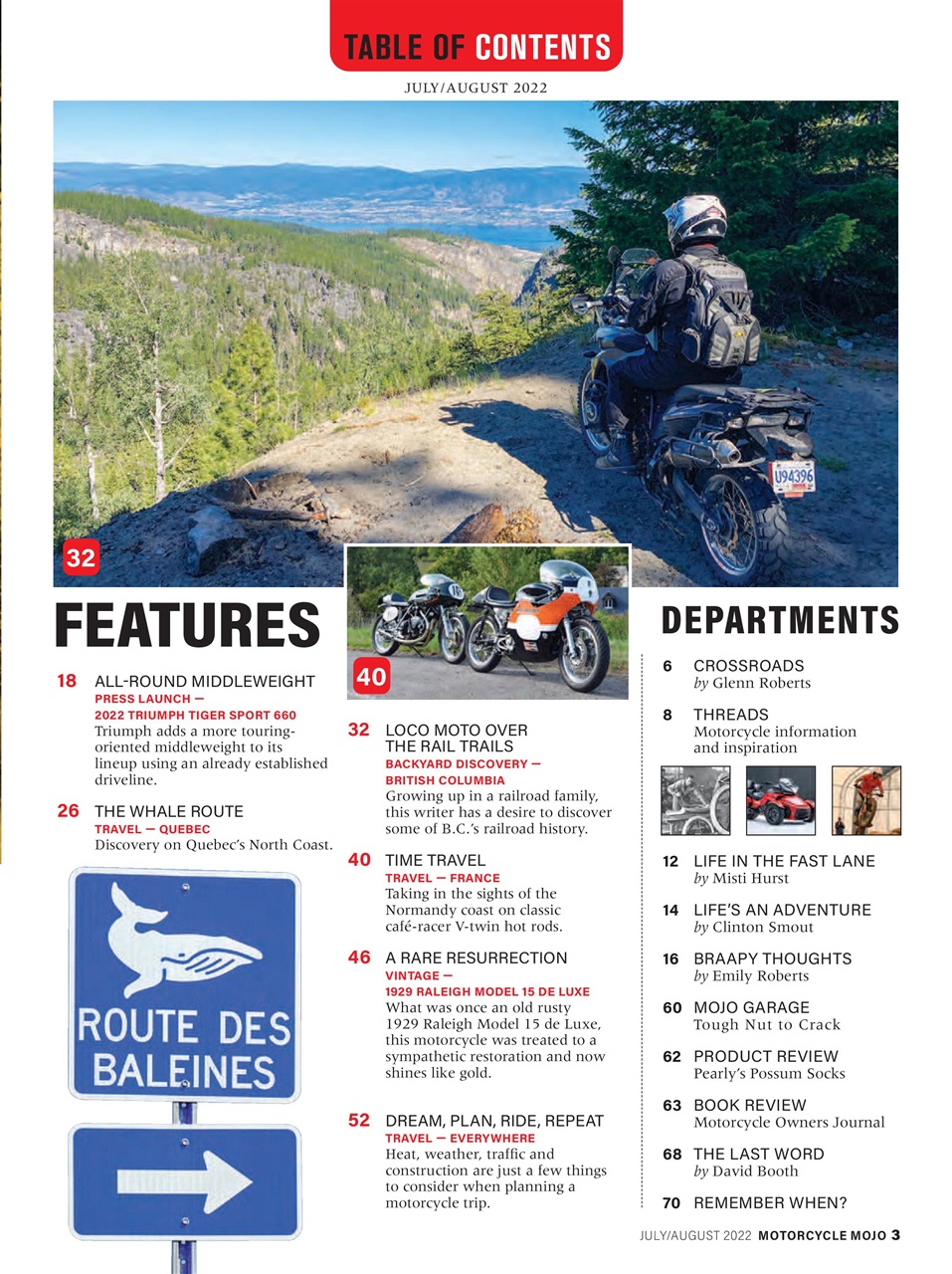 Motorcycle Mojo Preview Pages