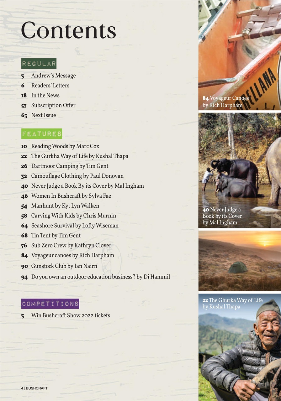 Bushcraft & Survival Skills Magazine Preview Pages