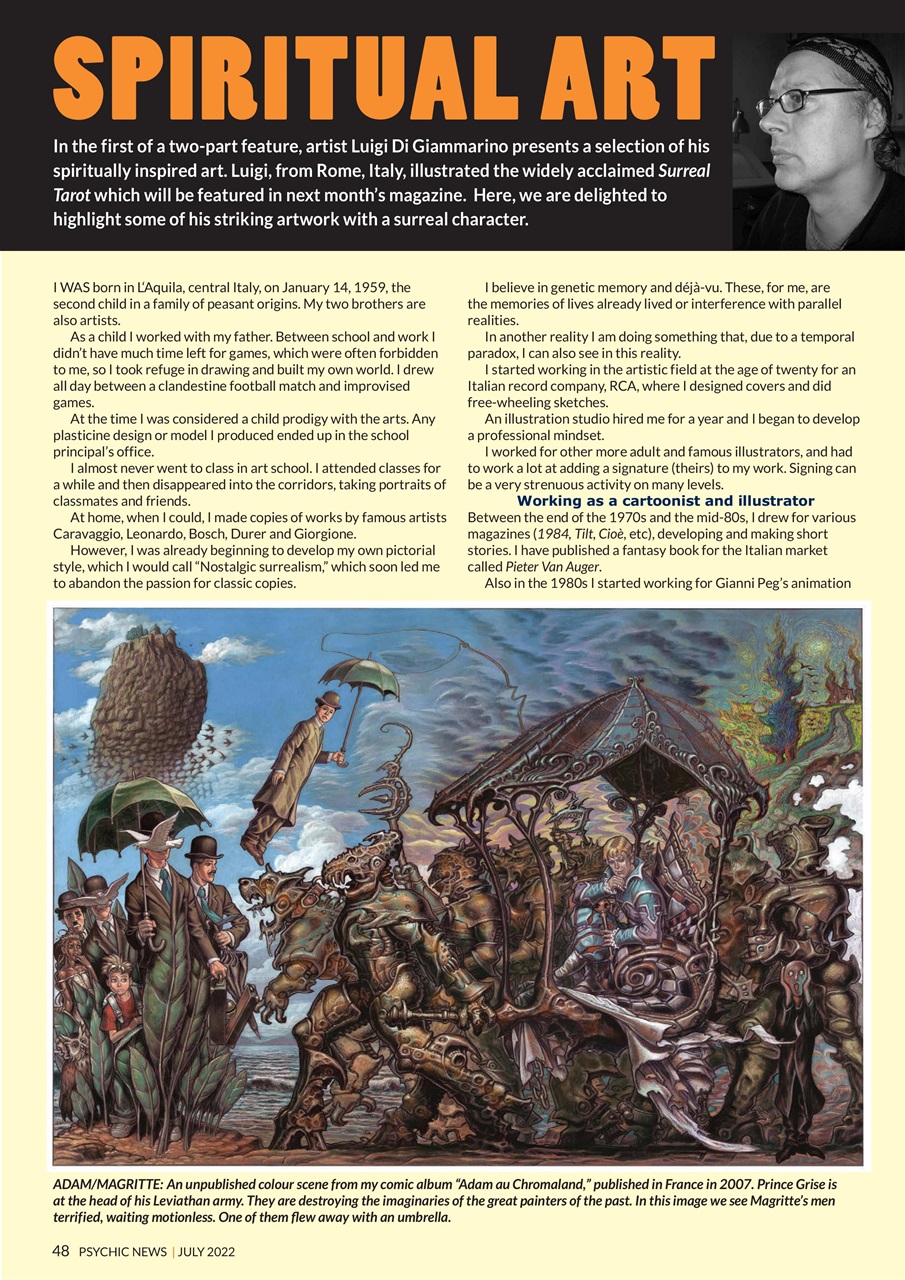 Psychic News Preview Pages