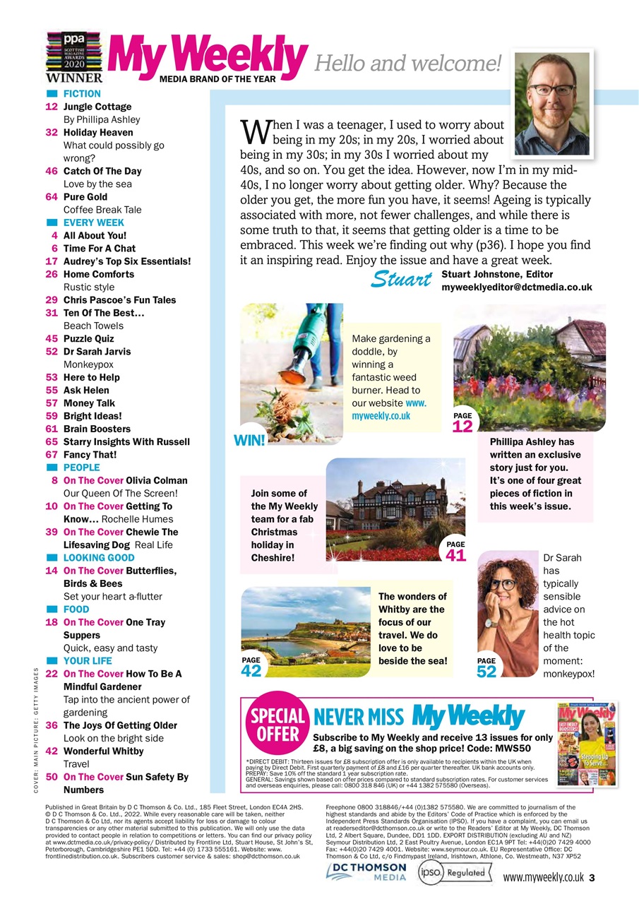 My Weekly Preview Pages