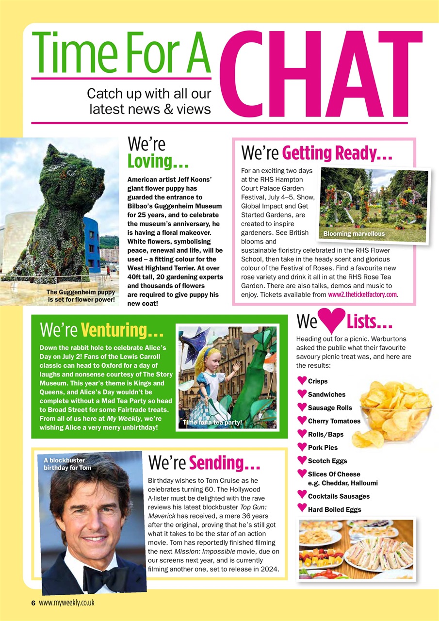 My Weekly Preview Pages