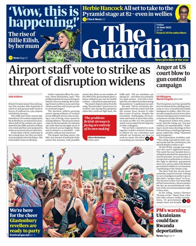 The Guardian Newspaper issue Friday, June 24, 2022