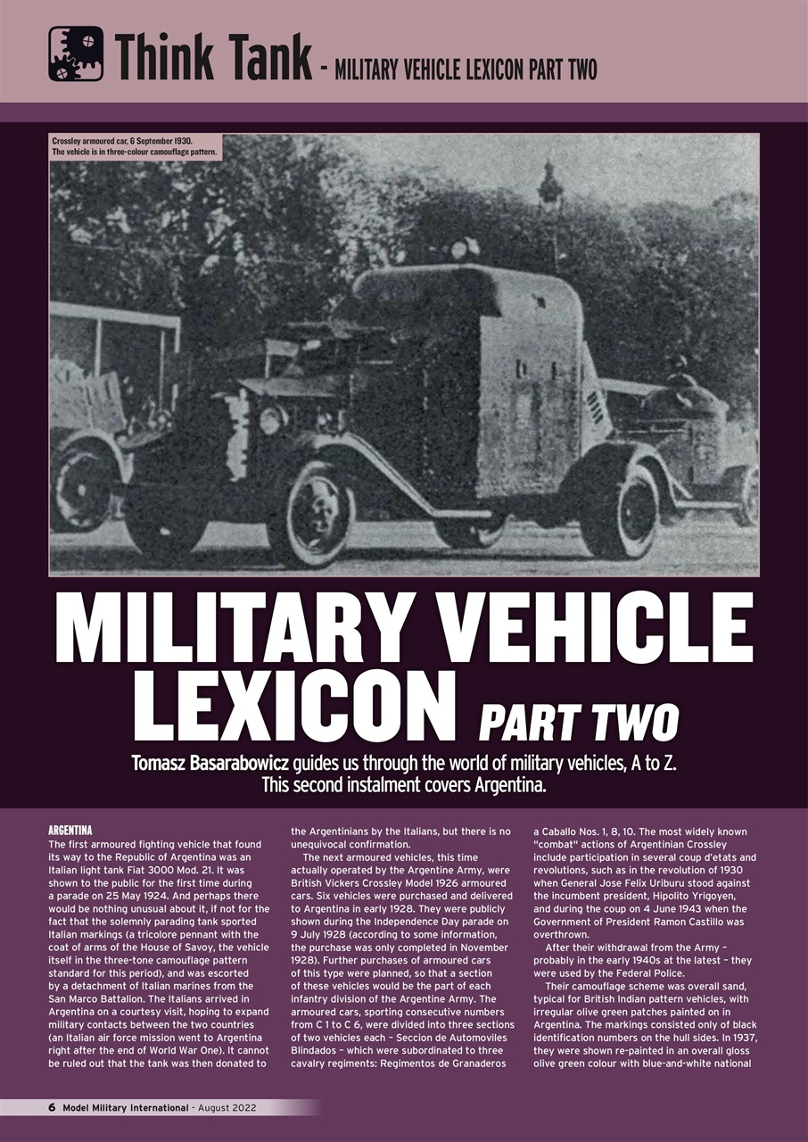 Model Military International Preview Pages