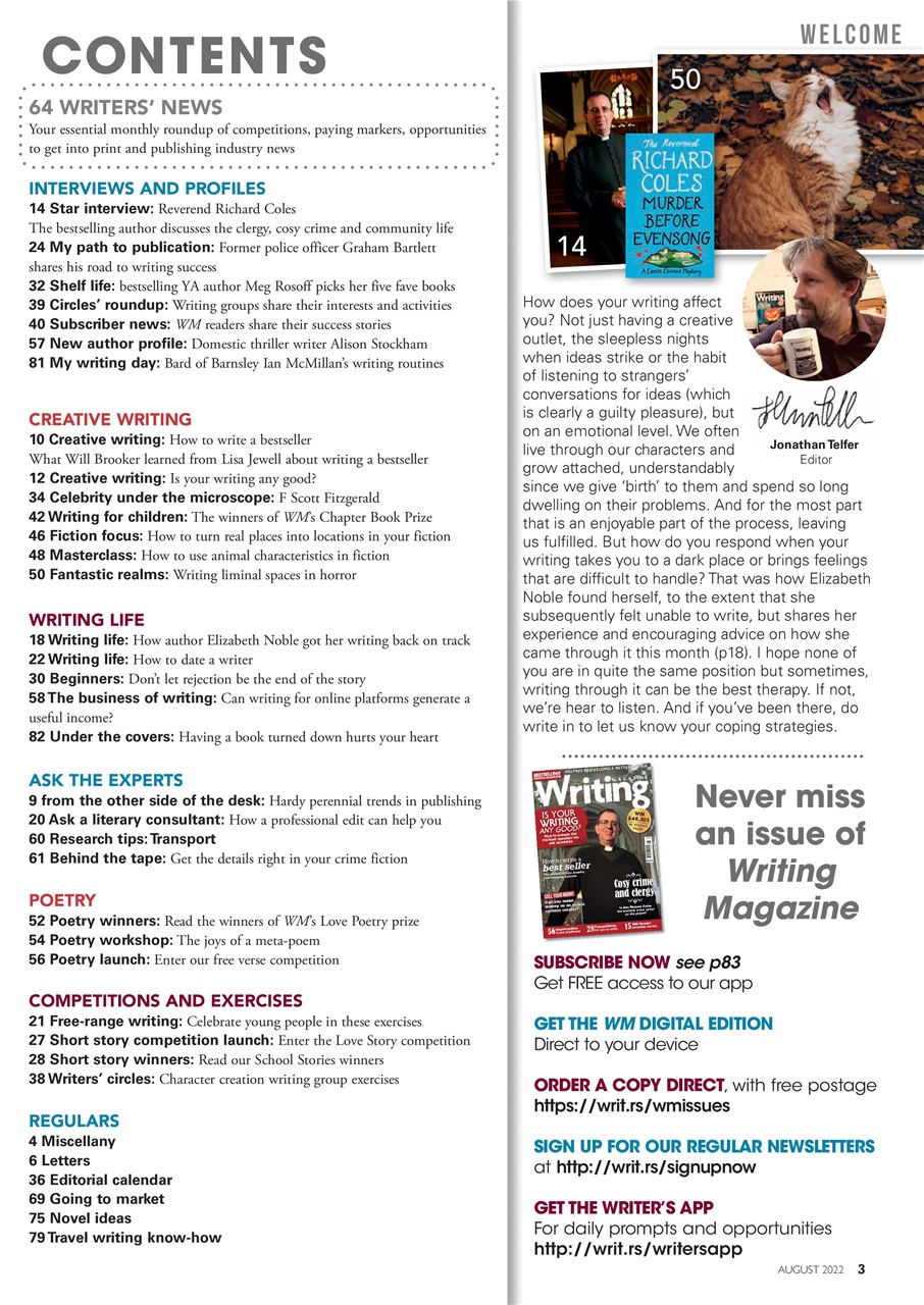 Writing Magazine Preview Pages