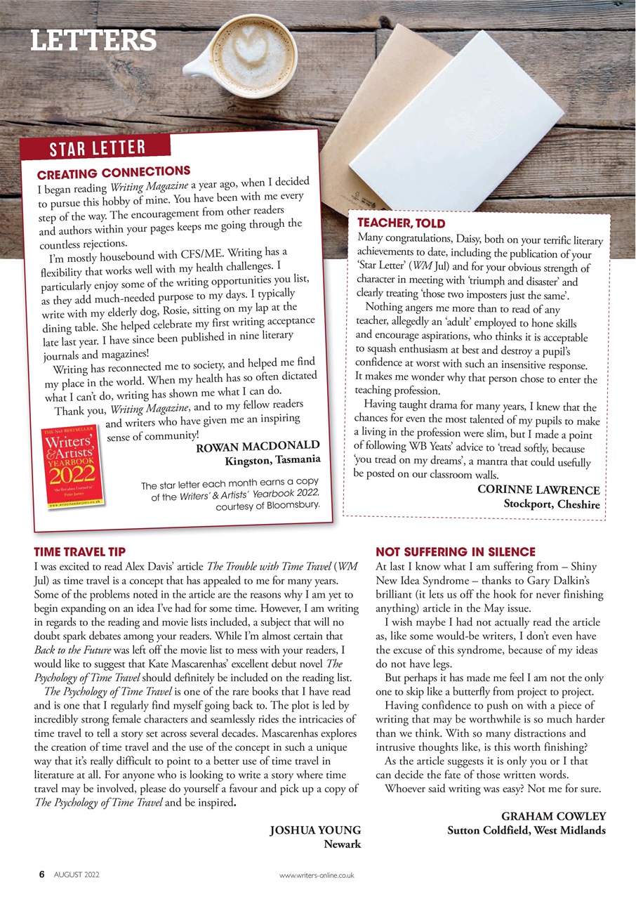 Writing Magazine Preview Pages