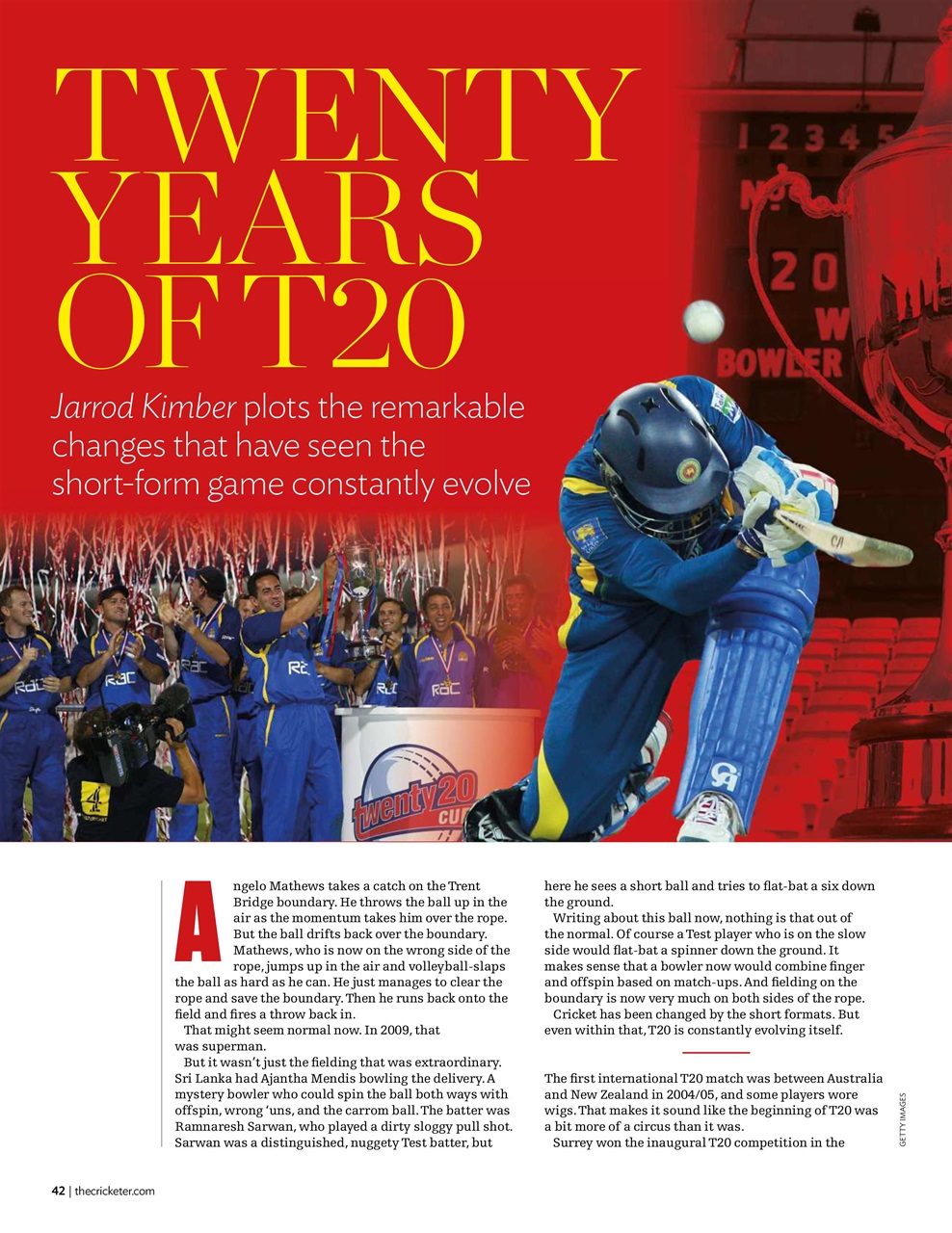 The Cricketer Magazine Preview Pages