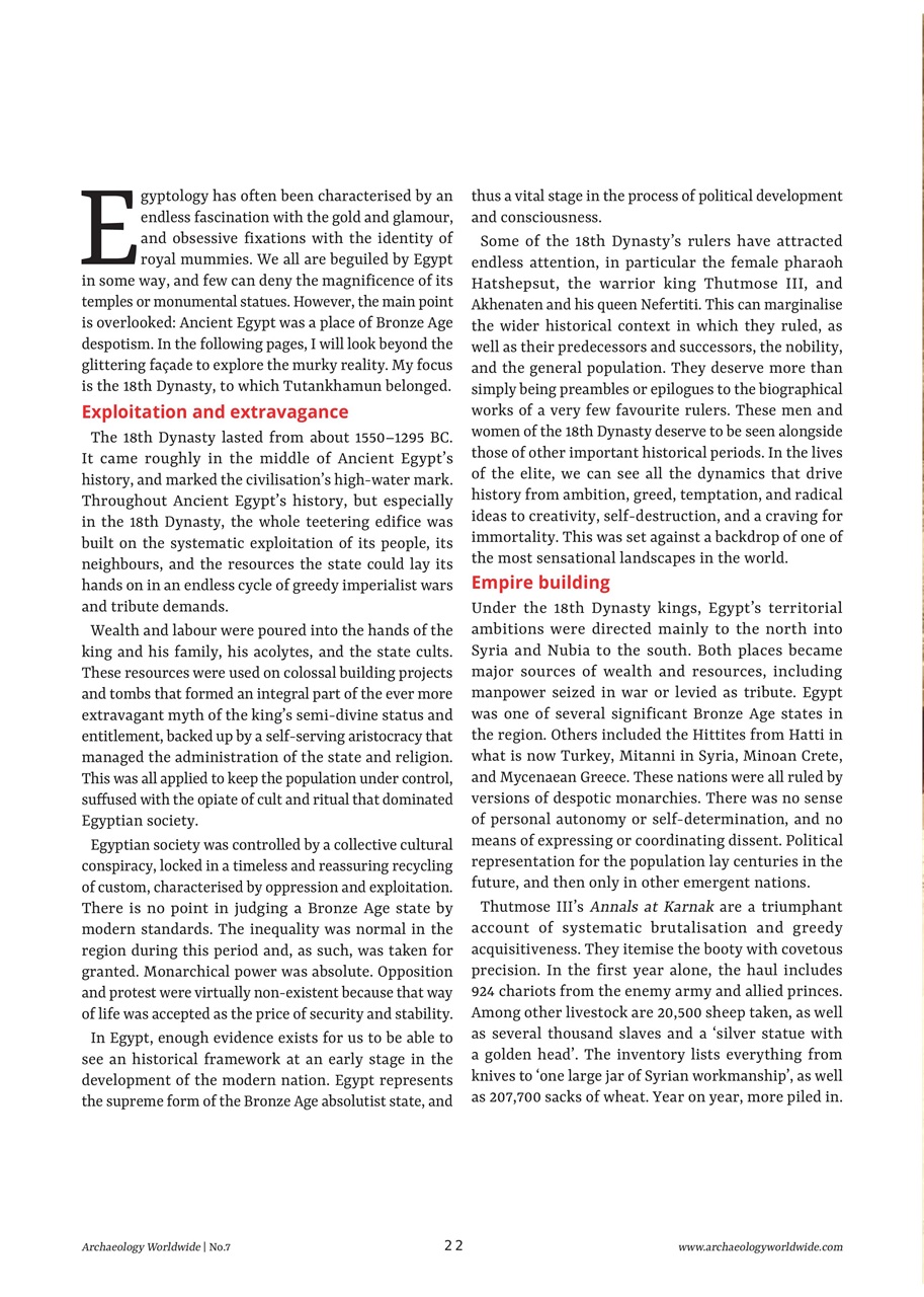 Archaeology Worldwide Preview Pages