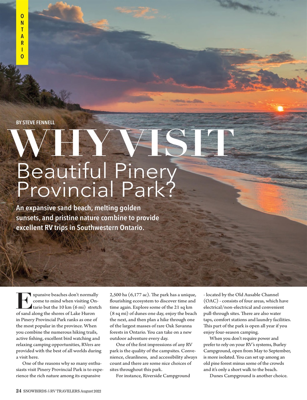 Snowbirds & RV Travelers Preview Pages