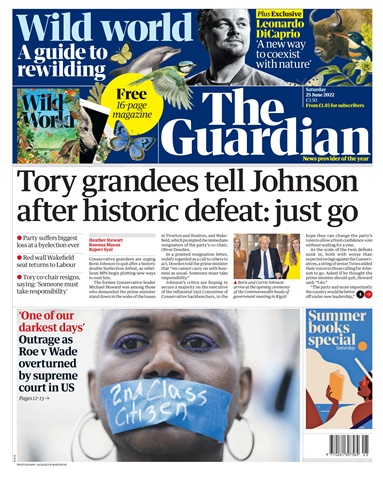 The Guardian Newspaper issue Saturday, June 25, 2022