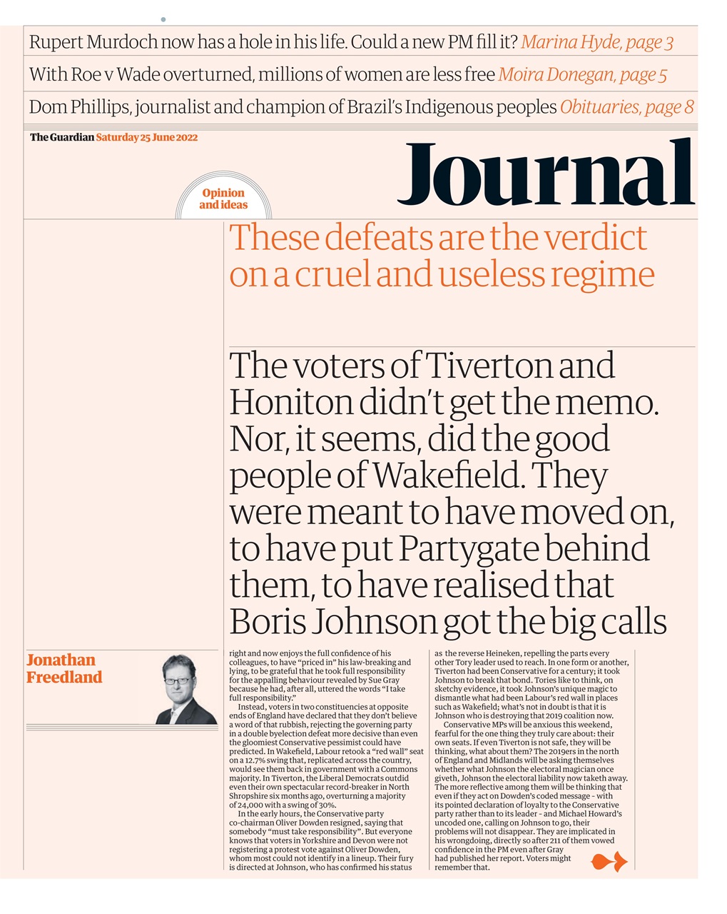 The Guardian Newspaper Preview Pages